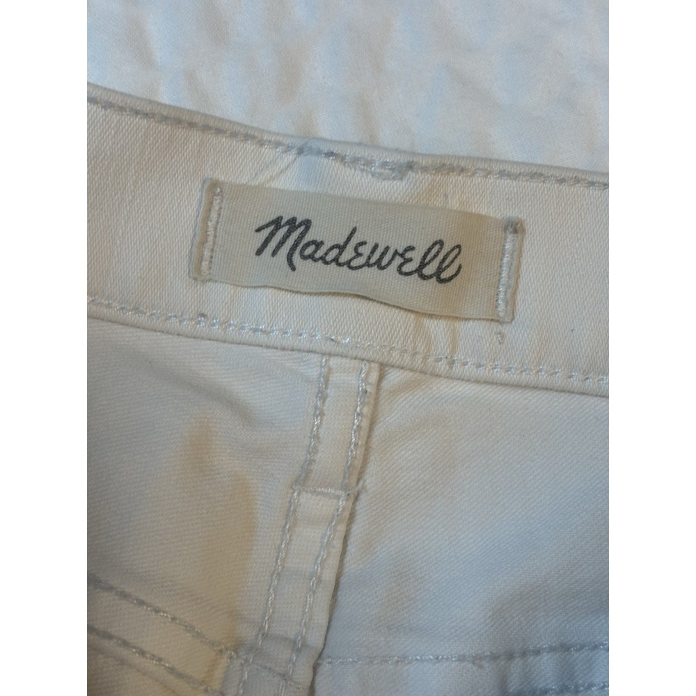 Madewell 9"‎ High Riser Skinny Skinny Jeans Womens Size 27 White Denim Pants